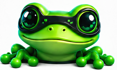 Mascote sapo tecnológico TECNIFROG